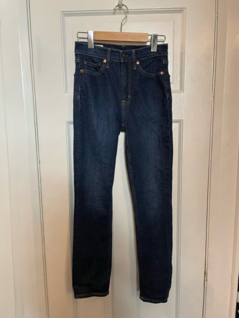 GAP Vintage Slim High Rise Dark Indigo Wash Women's Jeans Size 25 Regular